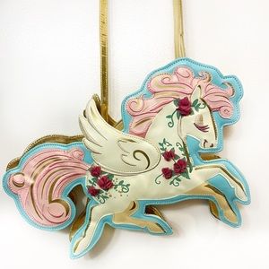 RARE Disney Parks Shanghai Exclusive Fantasia Pegasus Crossbody Purse NWOT